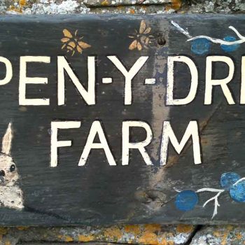 Pen-y-Dre Farm Sign
